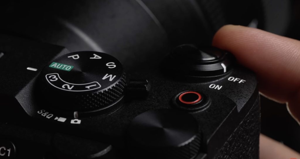 mode auto sur appareil photo sony