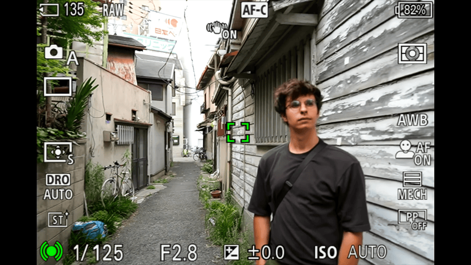 mode AF-C autofocus en utilisation