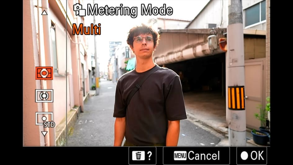 Mode de mesure d’exposition multi sur appareil Sony