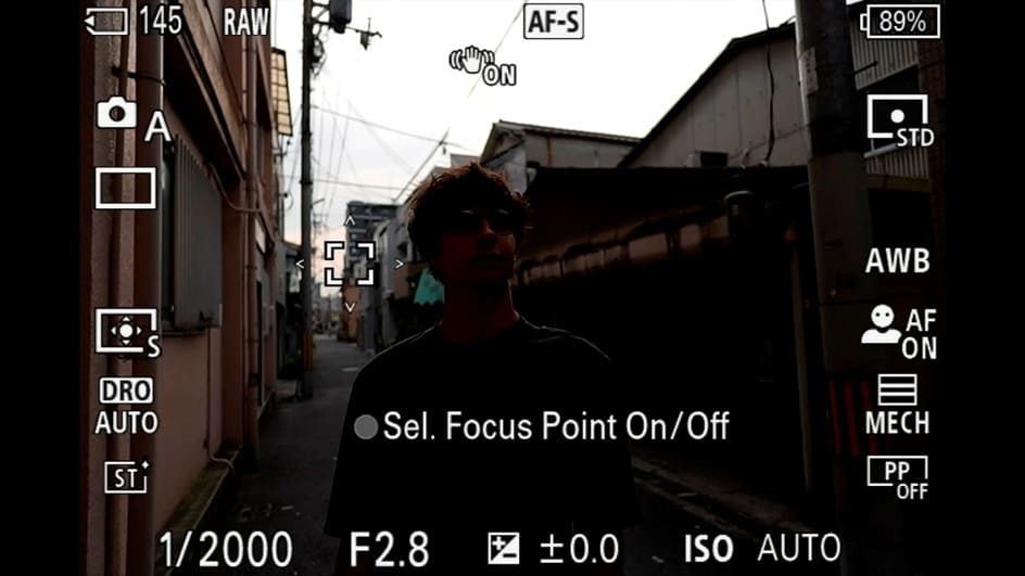 mode de mesure spot trop sombre