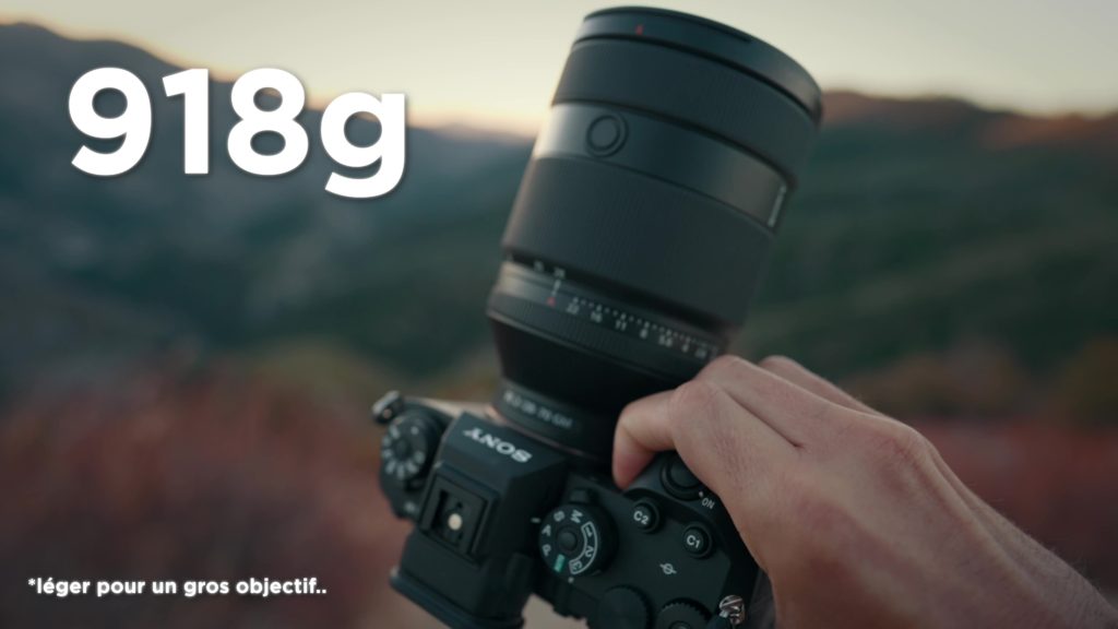 sony 28-70mm f/2.0 test poids